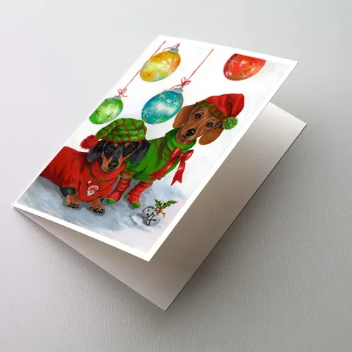 Miniatura 171 de Caroline's Treasures PPP3013GCA7P - Tarjetas de felicitación y sobres para mascotas de Basset Hound Teacher, paquete de 8 tarjetas en blanco