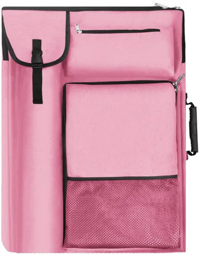 Miniatura 7 de TreochtFUN Bolsas de arte para suministros Portafolio Estuche 19 X 25.5 para almacenamiento A2 Tablero de lona A3 Cuaderno de bocetos - Llevar obras