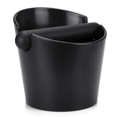 Caja de café para café expreso, contenedor de café, caja de café de 4.8 pulgadas, absorbente de golpes, estilo barista duradero, con barra extraíble