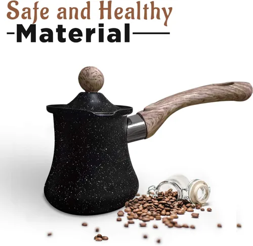 Miniatura 2 de Ibrik - Cafetera turca multiusos de 12 onzas, acero inoxidable resistente a la corrosión y de grado alimenticio (11.8 fl oz)