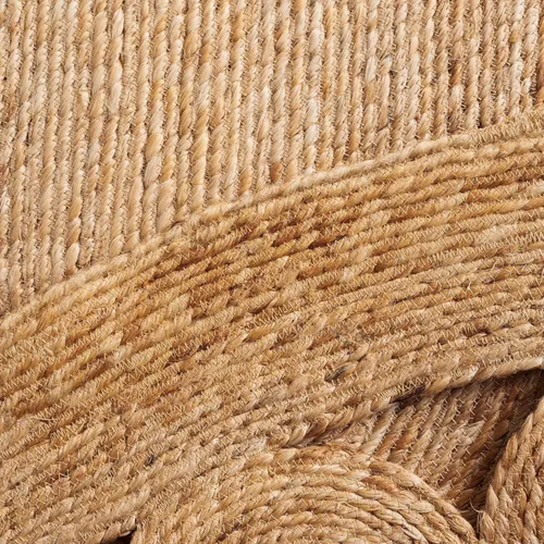SAFAVIEH Colección redonda de fibra natural NFB248A de 3 pies, redonda, natural, hecha a mano, estilo bohemio, con encanto de yute