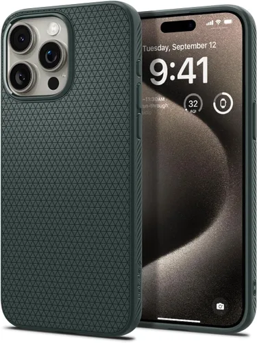 Miniatura 43 de Spigen Liquid Air - Funda diseñada para iPhone 13 (2021), color negro mate