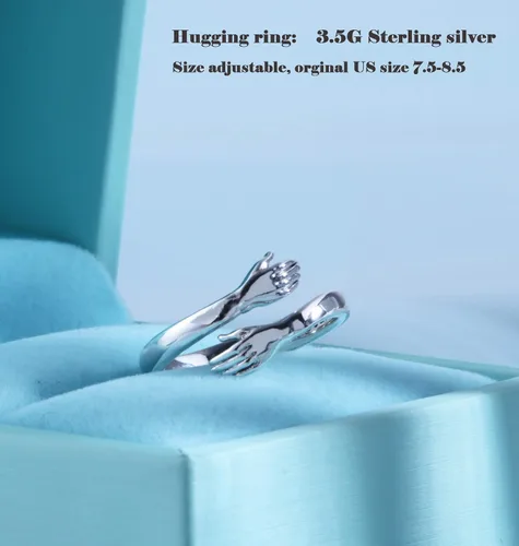 Miniatura 2 de Helen de Lete Anillo ajustable de plata de ley 925 original Come to My Arm, Plata de ley, NA