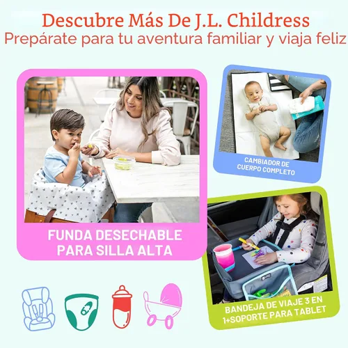 Miniatura 10 de J.L. Childress Mochila acolchada para asiento de automóvil, bolsa de viaje para asiento de automóvil para avión, funda para la mayoría de portabebés