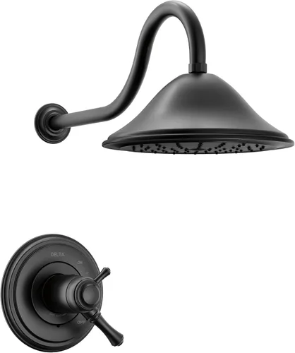 Miniatura 5 de Delta Faucet - Cassidy Serie 17T Juego de ducha de doble función, regadera con tecnología Touch Clean de un solo chorro (no incluye válvula), bronce