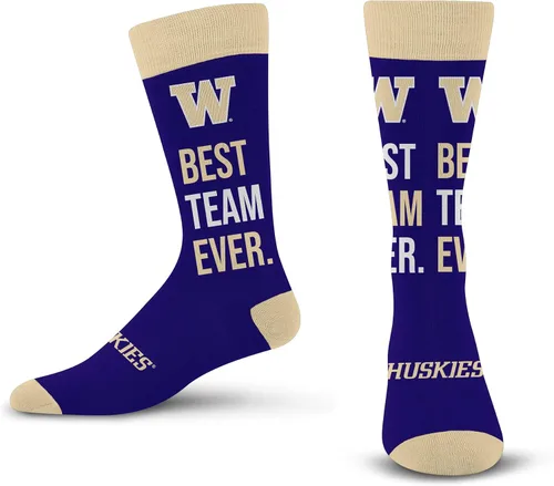 Miniatura 68 de For Bare Feet NCAA Unisex Best Team Ever Crew Sock Ncaa