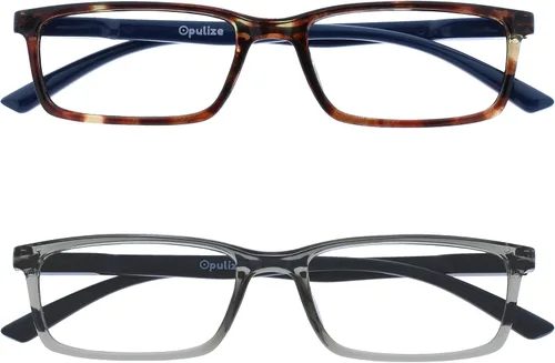 Miniatura 16 de OPULIZE SEE Gafas de Lectura con Bloqueo de Luz Azul para Mujeres y Hombres, Marco Estrecho, Bisagras de Resorte, Gafas para Computadora
