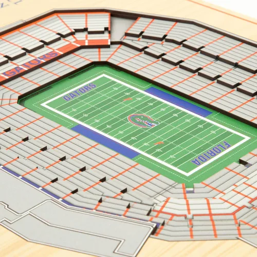 Miniatura 3 de YouTheFan NCAA Florida Gators Arte de Pared 3D StadiumView de 5 Capas - Estadio Ben Hill Griffin, 13.00" x 17.00