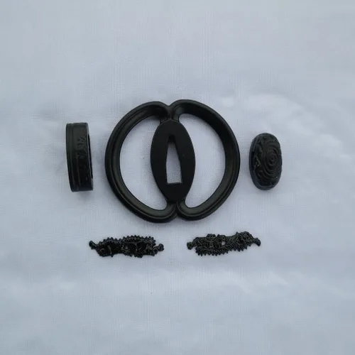 Miniatura 20 de Espada samurái japonesa KOSHIRAE – TSUBA FUCHI KASHIRA MENUKI 68-100