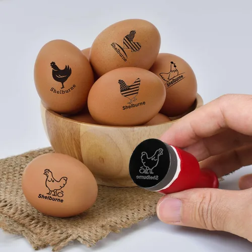 Sello de Huevo, Sello de Huevo Personalizado, Sello de Huevo Personalizable, Sellos de Huevo para Huevos Frescos, Sello de Huevo Fresco de Granja,
