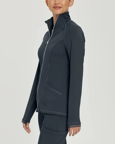 Miniatura 2 de Urbane Impulse 9742 - Chaqueta quirúrgica de 2 bolsillos para mujer, Grafito