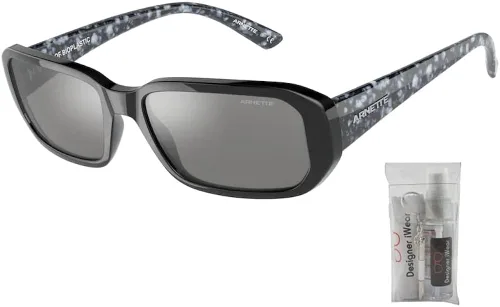 Miniatura 2 de ARNETTE Gringo AN4265 Rectangle Sunglasses for Men + BUNDLE with Designer iWear Complimentary Care Kit