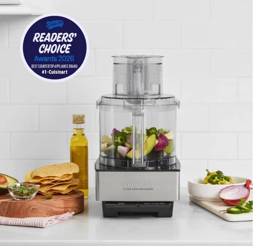 Miniatura 2 de Procesador de alimentos Cuisinart, picador de verduras de 14 tazas para picar, cortar en cubos, rallar, puré y amasar masa, motor de 720 vatios