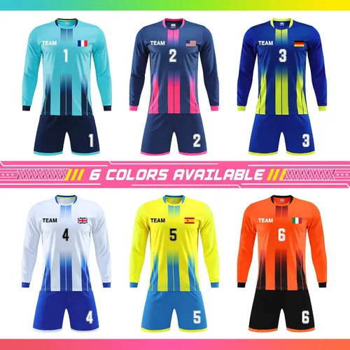 Miniatura 16 de Camisetas de fútbol personalizadas para hombres, mujeres, niños, camisetas de fútbol personalizadas, pantalones cortos, uniformes