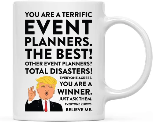 Miniatura 34 de Andaz Press Funny President Donald Trump - Taza de café de 11 onzas, excelente instructor aeróbico, paquete de 1, taza de cerámica para beber