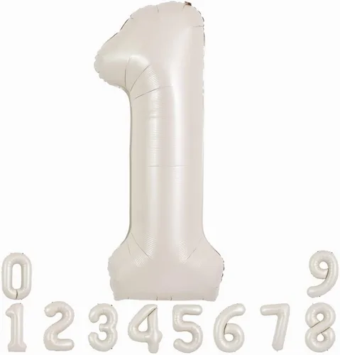 Miniatura 159 de TONIFUL 40 Inch Pastel Blue Number 8 Foil Balloons Large Mylar Foil Digital 8 Balloons for 8th Birthday, Gender Neutral Party, Baby Shower, Oro rosa