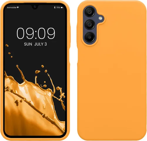 Miniatura 99 de kwmobile Funda Compatible con Samsung Galaxy A14 5G - Funda de teléfono de TPU y silicona con acabado suave - Verde Lima