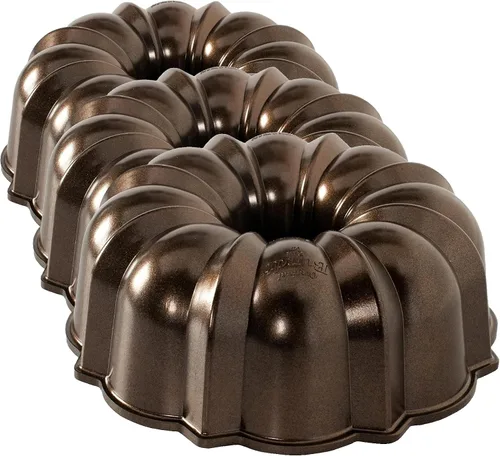 Miniatura 16 de Nordic Ware Bundt Original, 12 tazas, bronce