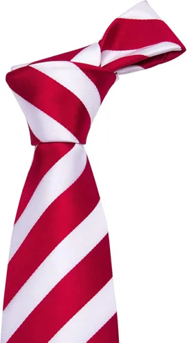 Miniatura 13 de Barry.Wang Juego de corbatas para hombre, corbata de seda a rayas, tejido a cuadros, gemelos formales, negocios, boda