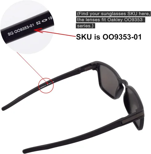 Miniatura 6 de Walleva - Lentes de repuesto para gafas de sol Oakley Latch SQ Varias opciones disponibles