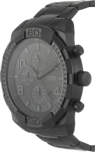 Miniatura 2 de Fossil Bronson Reloj casual de cuarzo para hombre con correa de acero inoxidable o cuero Reloj cronógrafo Bronson