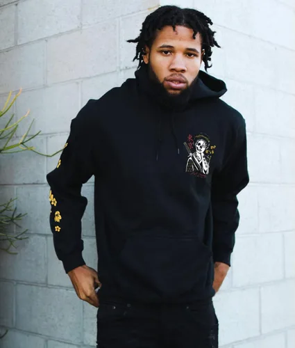 Miniatura 7 de Riot Society Sudadera con capucha estampada o bordada para hombre
