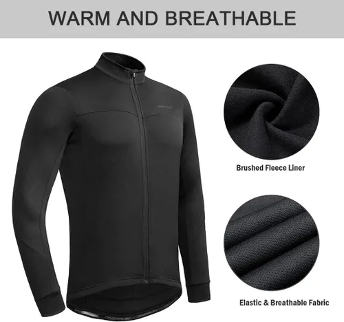 Miniatura 7 de Przewalski Chaqueta térmica de manga larga con 3 bolsillos traseros para hombre