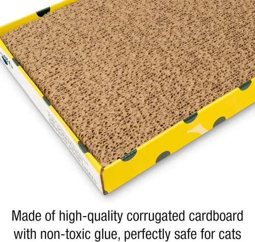 Miniatura 4 de Our Pets Rascador cósmico para gatos, hierba gatera cultivada en Norteamérica incluida, reversible para el doble de uso, 18.13 x 10.13 x 1.25