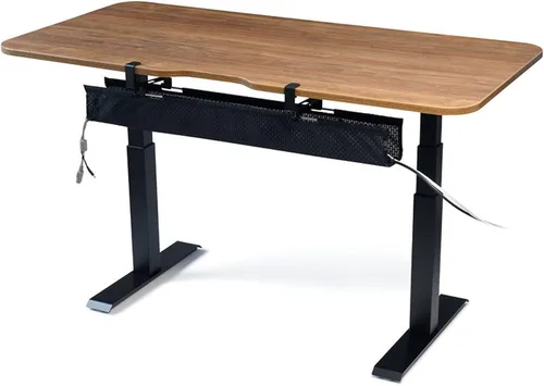 Miniatura 9 de PERFECT POSTURE Organizador de cables de malla, organización de cables debajo del escritorio con correas ajustables, malla flexible, diseño de fácil