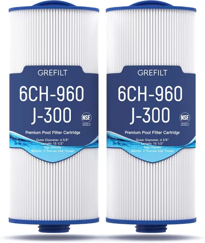 Miniatura 8 de 4CH-949 Filtro de spa compatible con Unicel, Pleatco PWW50L, Filbur FC-0172, Cartucho de filtro de bañera de hidromasaje para Rising Dragon 50