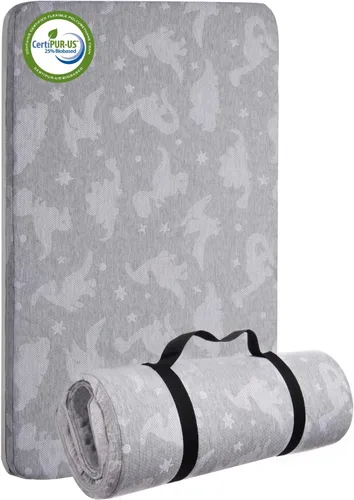Lilian&Gema Cubrecolchón Pack and Play 38"x26"x1.5", Colchón Portátil para Parque Infantil, Cubrecolchón Pack N Play, Colchón Suave y Transpirable