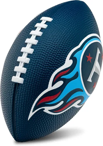 Miniatura 18 de Franklin Sports NFL - Fútbol americano de espuma para niños, pelota suave de tamaño junior de 8.5 pulgadas con logotipos 3D, perfecta para el día