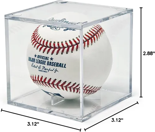 Miniatura 10 de The Original Ballqube - Caja Expositora de bolas de béisbol (protección UV), S