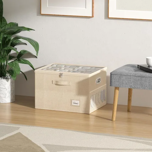 Miniatura 7 de Organizador de zapatos para armario, contenedores grandes de almacenamiento de zapatos con ventana transparente, contenedor de zapatos que ahorra