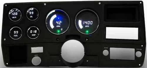 Miniatura 7 de Panel de medidor digital LED compatible con Chevy Truck 1973-87 (azul)