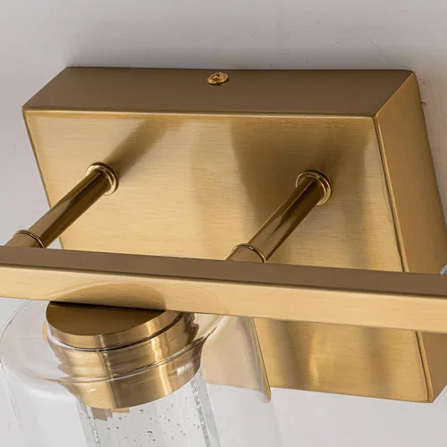 Miniatura 8 de SineRise Lámpara de tocador dorada de 3 luces con 3 modos de color (3000K/4000K/6000K), Accesorio de luz LED para baño con protección ocular, Luz
