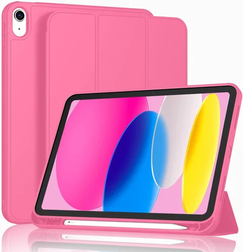 Miniatura 24 de ToaPoia - Funda para iPad (A16) de 11 pulgadas 2025/iPad 10.ª generación de 10.9 pulgadas 2022, cubierta protectora delgada con soporte triple