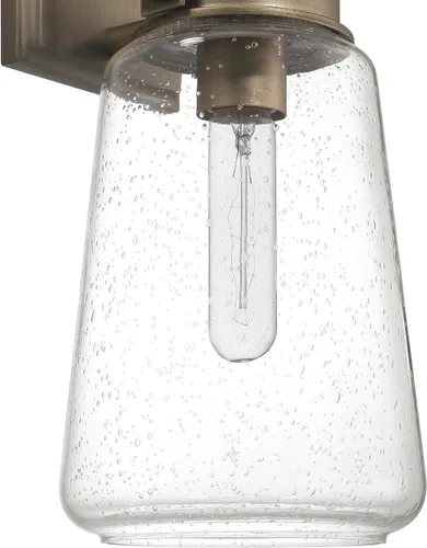Miniatura 4 de Gage - Lámpara industrial de vidrio y metal para exteriores, color oro toscano