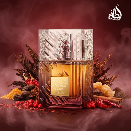 Miniatura 5 de Lattafa Khamrah Dukhan para Unisex Eau de Parfum en Spray, 3.4 onzas / 100 ml