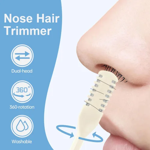 Miniatura 2 de Tijeras para recortar cejas, 2 en 1 mejoradas 2025 con peine, recortadora de cejas para mujeres, herramienta de aseo facial, artículos esenciales