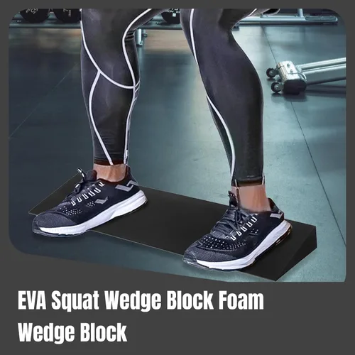 Miniatura 4 de Yiju Bloque de cuña para sentadillas, reposapiés elevado, tabla inclinada, ensanchador de pantorrillas para fitness, estiramiento, equilibrio