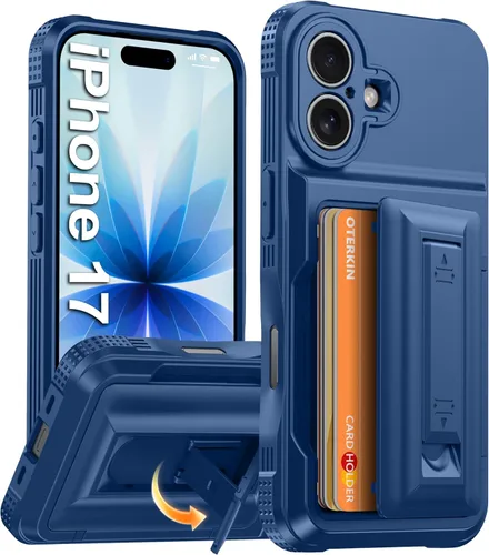 Miniatura 12 de Oterkin Funda tipo cartera para iPhone 17 Pro Max [4-5 tarjeteros] [soporte de soporte] [protección completa de la cámara] [bloqueo RFID] iPhone 17