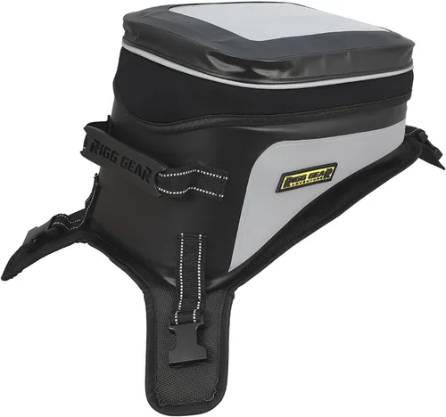 Miniatura 10 de Nelson Rigg Hurricane Dual Sport/Enduro - Bolsa de tanque impermeable, color negro y gris