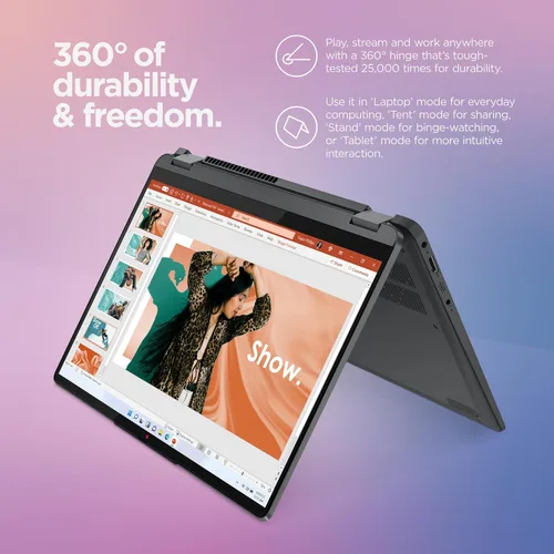 Miniatura 3 de Lenovo IdeaPad Flex 5i - (2023) - Cuaderno diario - Computadora portátil 2 en 1 - Windows 11-14 pulgadas WUXGA pantalla táctil - 8 GB de memoria