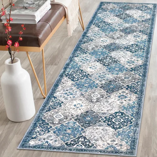 Miniatura 33 de KILOCOCO Alfombra de Pasillo 2x6, Alfombra de Pasillo Marroquí Súper Suave Lavable para Pasillo de Entrada, Alfombra de Cocina de Pasillo de Lana
