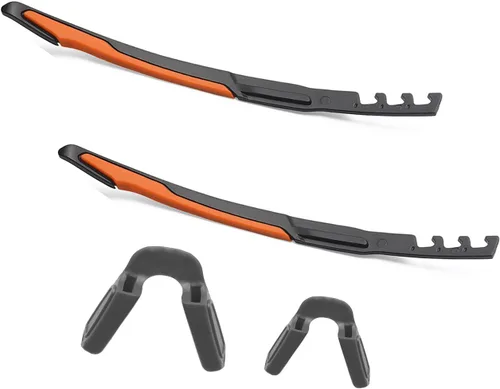 Almohadillas de repuesto para nariz y deslizador de patillas para Oakley Jaw-breaker OO9290Jaw-breaker Asian Fit 009270 Sunglass