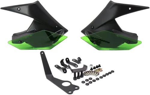 Parabrisas de motocicleta compatible con Kawasaki Z 900 Z900 Lado de motocicleta Downforce Naked Spoilers Winglet ala de carenado de ala fija 2021
