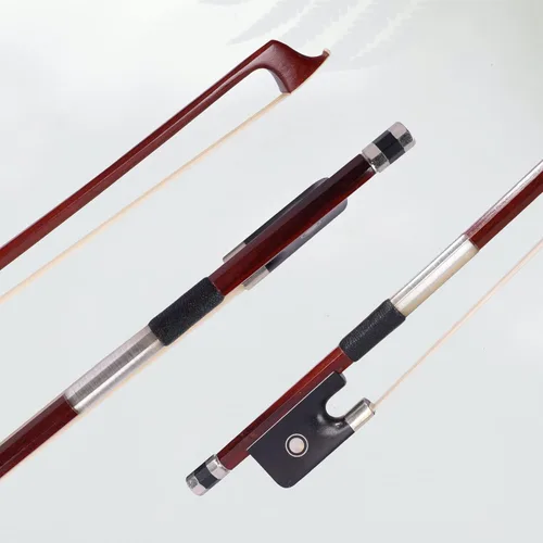 Miniatura 8 de ADM Arco de violonchelo para estudiantes de tamaño completo 4/4, bien equilibrado, hecho a mano, de madera de Brasil, clásico, arco de violonchelo