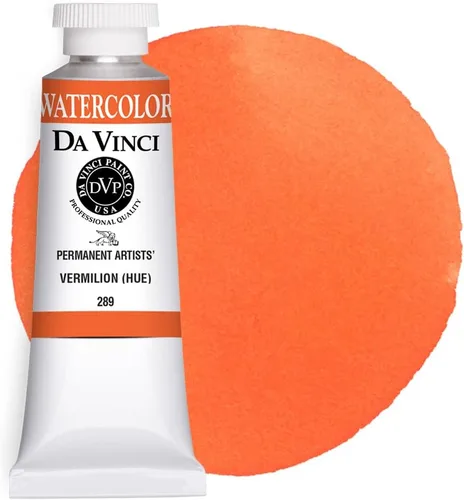 Miniatura 132 de DA VINCI PAINTS Pintura de acuarela para artista profesional, Gamboge (tono), 0.5 fl oz