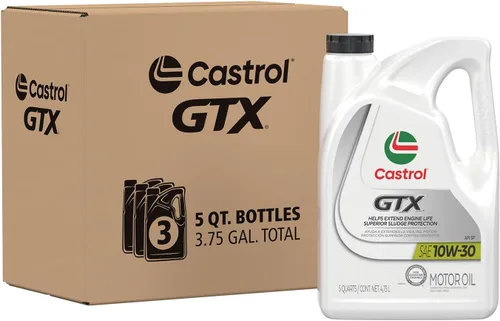 Miniatura 8 de Castrol Aceite de motor convencional GTX 10W-30, 5 cuartos de galón